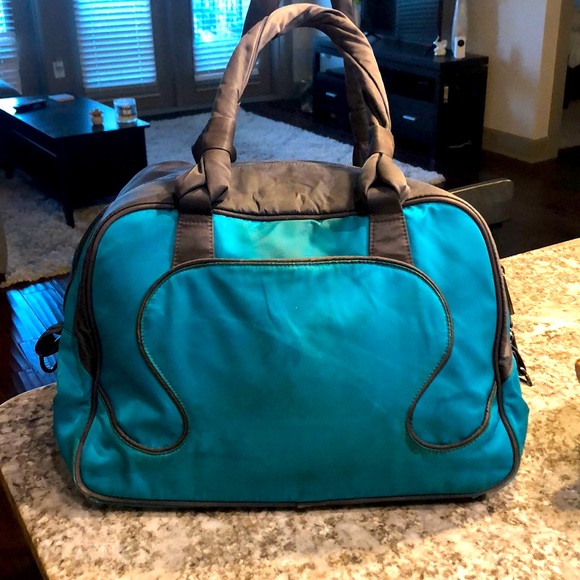 Lululemon Green/Teal Duffle Gym Bag